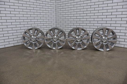 08-22 Toyota Sequoia 10-21 Tundra Set of 4 20x8 Wheels 10 Spoke Silver Inlay