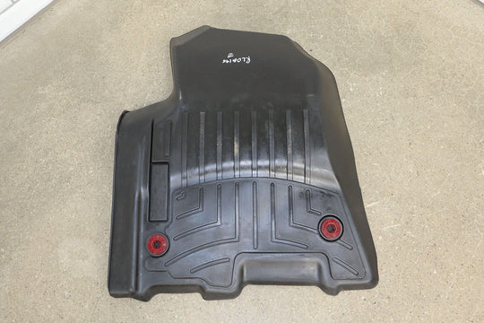 2020 Ram 1500 Crew Cab 5th Gen All Weather Weathertech Floor Mats (Black) Worn