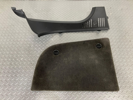 06-12 Bentley Flying Spur Rear Trunk Carpet&Plastic Cleanout (Beluga)Broken Tabs