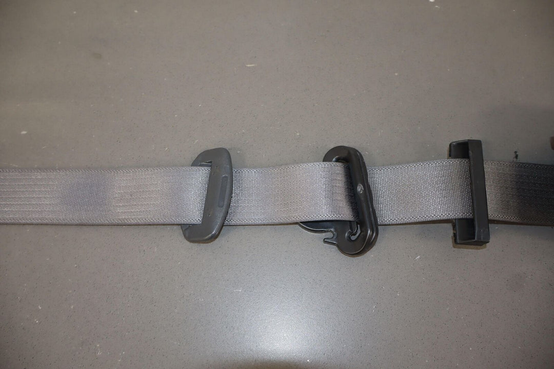 01-02 Chevy GMC Silverado Sierra 2500HD Crew Cab Left Rear Seat Belt (Graphite)