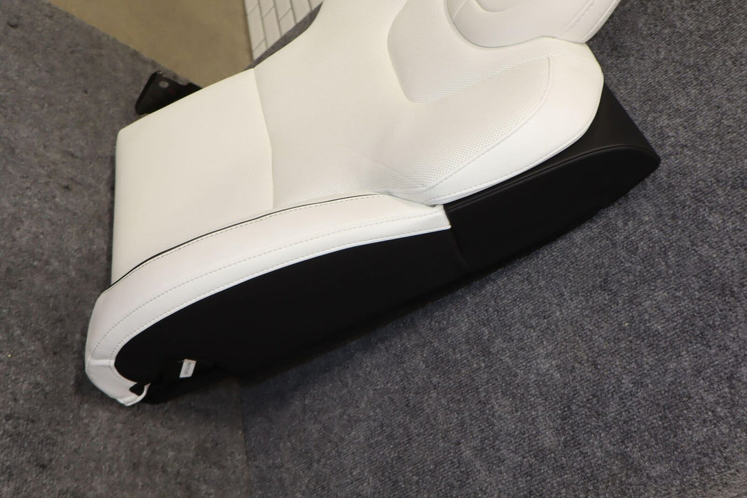 21-23 Telsa Model S Plaid Left LH Driver Rear Seat Upper Section (White)