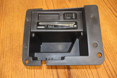 03-07 Hummer H2 Center Console Cubby Insert W/DVD Player (Black) OEM Tested