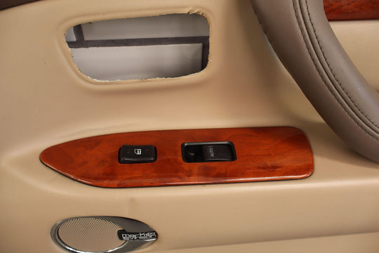 98-07 Lexus LX470 Right Passenger Front Door Trim Panel Oak (9 Spkr Style)