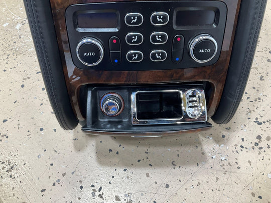 06-12 Bentley Flying Spur Front Center Floor Console BARE (Black) See Notes