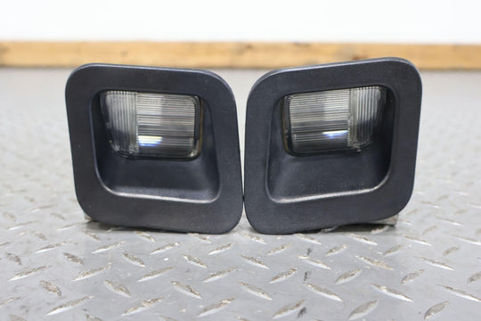 13-18 Ram 1500 Pair Left & Right Rear License Plate Lamps W/ Housings (Black)