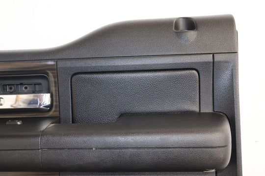 07-08 Lincoln Mark LT Crew Cab Front Right RH Door Trim Panel (Black/Woodgrain)