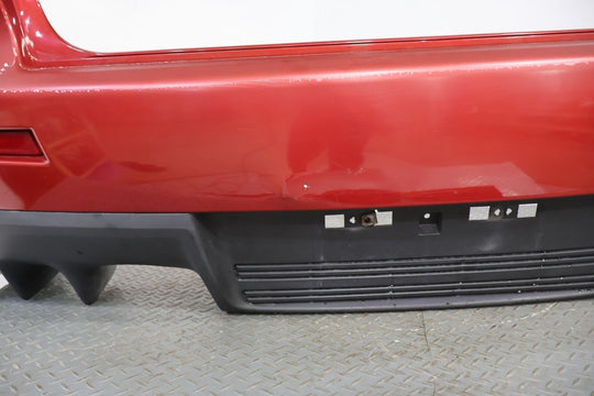 08-15 Mitsubishi Lancer EVO X Rear OEM Bumper (Rally Red P26) USDM See Photos