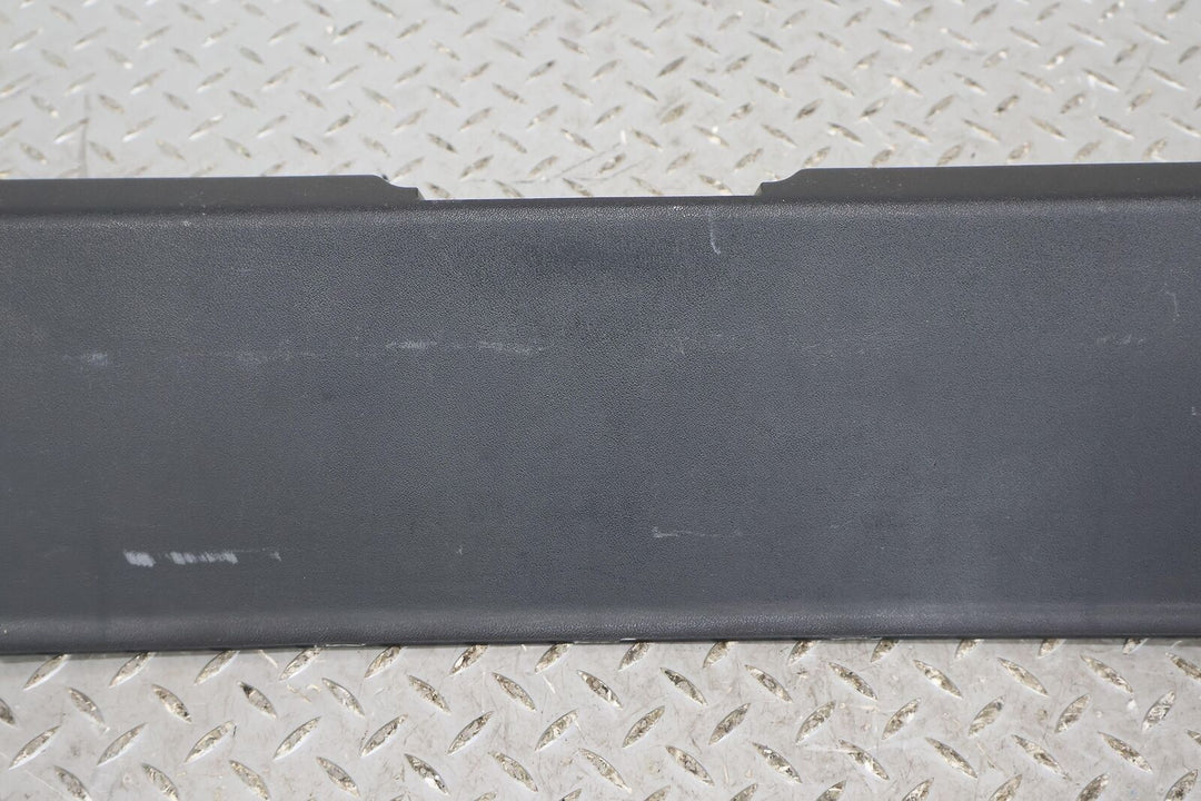 12-15 Tesla Model S Trunk Interior Loading Sill Plate (Black BLK) Solid Mount