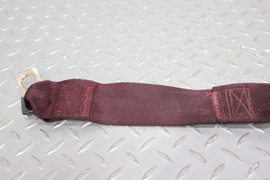 86-88 Chevy Monte Carlo Rear Left LH Seat Belt Retractor & Buckle (Maroon 79U)