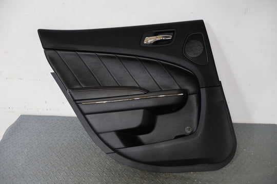 15-18 Dodge Charger SRT Hellcat Rear Left LH Door Trim Panel (Black X9) Notes