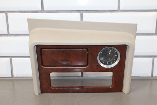 03-06 Cadillac Escalade Center Console Top Trim with Clock (Woodgrain)