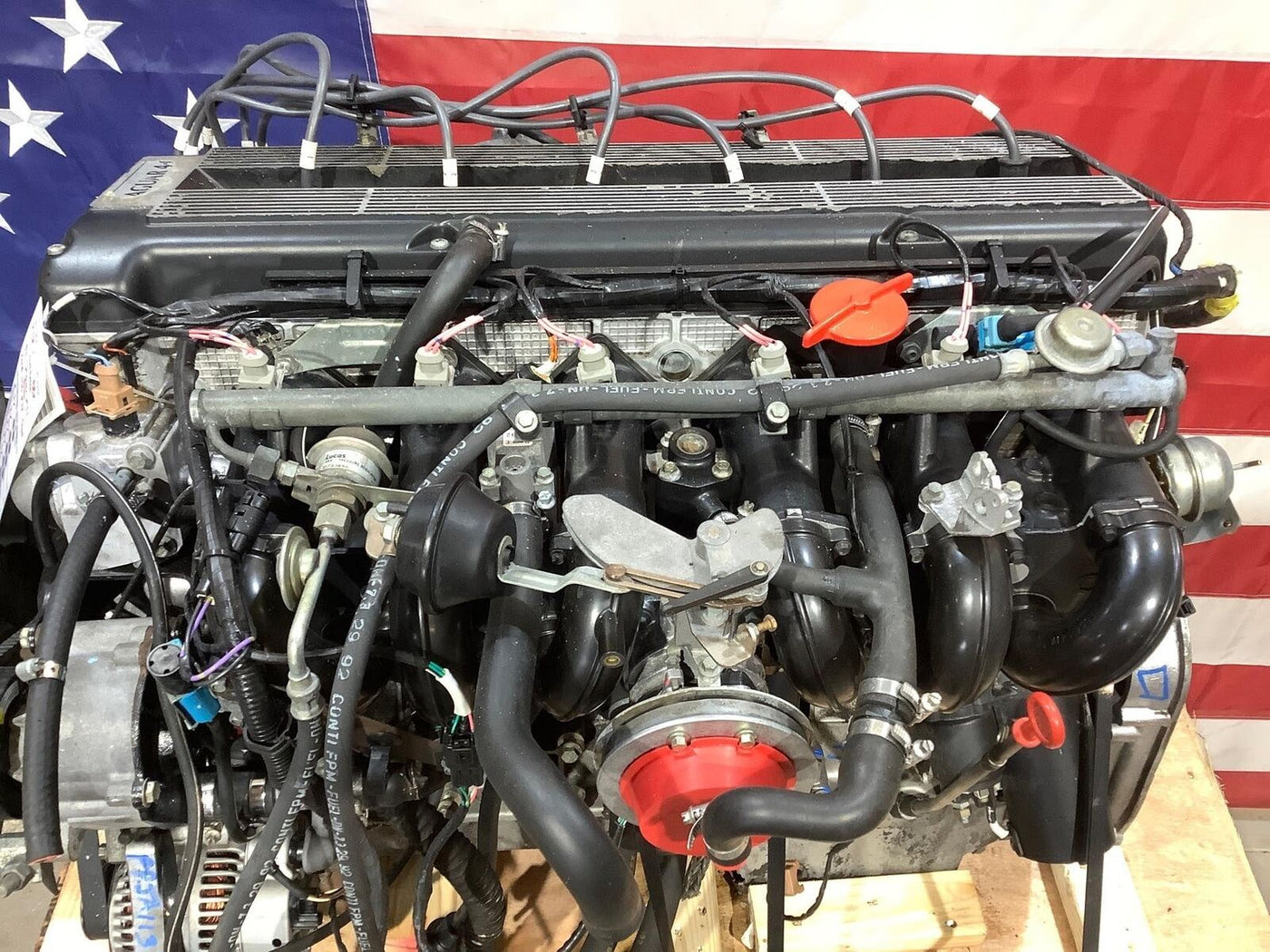 92-94 Jaguar XJS 4.0L Inline 6 Cylinder Engine W/ Accesories (Needs Oil Pan)