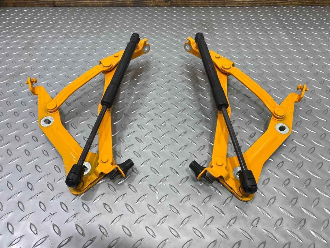 18-20 Ford Mustang GT350 Coupe Pair LH &RH Trunk Deck Lid Hinges (Orange Fury)