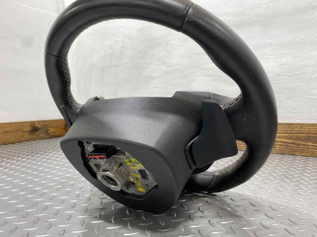 16-18 Chevy Camaro SS Leather Steering Wheel W/Switches (Jet Black H1T) Tested