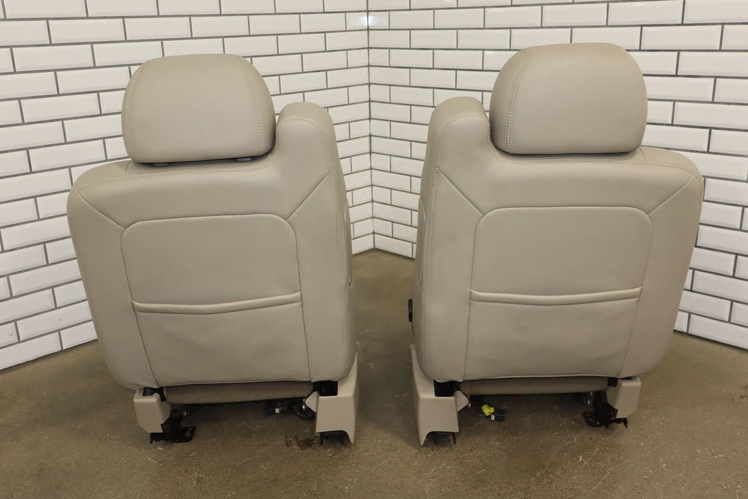 03-06 Cadillac Escalade Front Leather Bucket Seat Set (Left/Right) Shale 83K