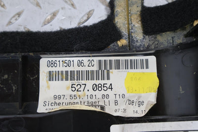 06-08 Porsche 911 997 Left LH Driver Interior Carpeted Sill/Kick Plate (Black)