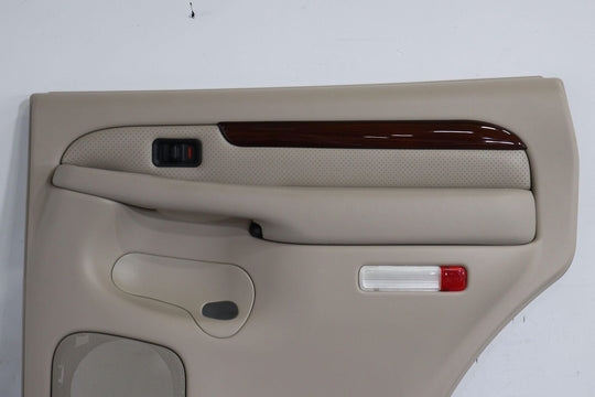 02-03 Cadillac Escalade Right RH Rear Door Trim Panel (Shale 15i) Short WB