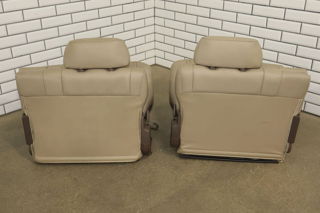 1996-1997 Lexus LX450 Land Cruiser Pair Rear 2nd Row Leather Seats (Beige LC43)