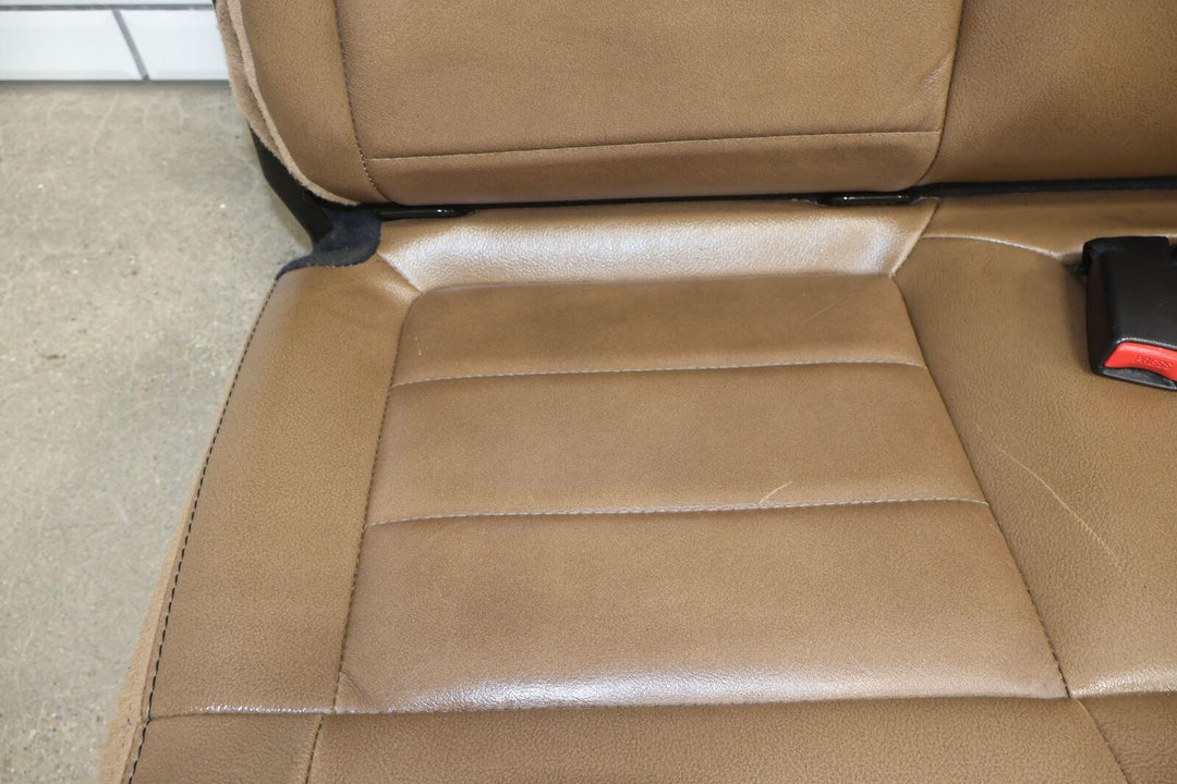 12-14 Jeep Wrangler Rubicon JK 2DR Rear Leather Seat (Dark Saddle XV) See Photos