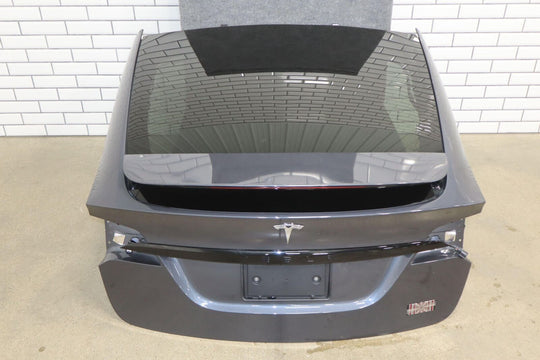 2021-2024 Tesla Model X Rear Door Liftgate Trunk Decklid Loaded (Stealth Gray)