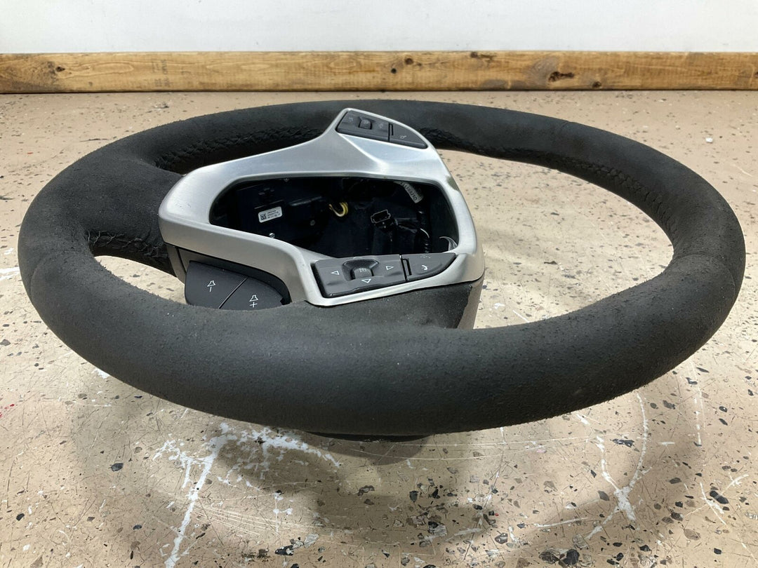 15-17 Corvette C7 Z51 OEM Steering Wheel W/ Controls (Black/Gray Stitch)