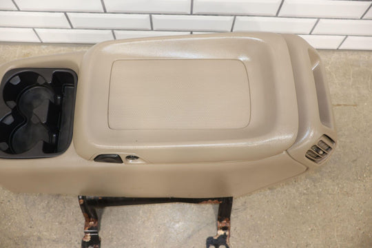 99-02 Chevy Silverado Sierra 2500 Complete Floor Center Console (Tan 522) W/ Lid