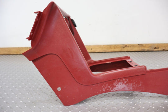 87-93 Ford Mustang Interior Bare Floor Console Base (Red) Sun Fade