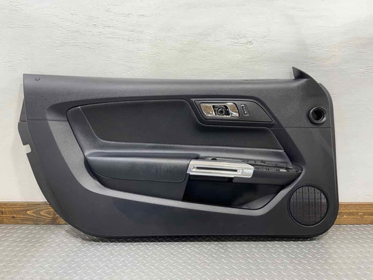 15-21 Mustang Coupe Left LH Driver Door Trim Panel (Ebony 3CRZH) See Notes