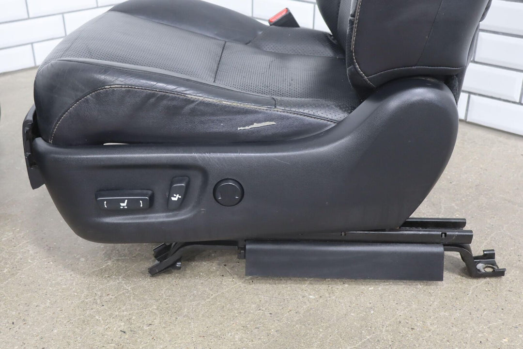 10-13 Lexus GX460 Pair LH&RH Front Leather Heated & Cooled Seats (Black 20)