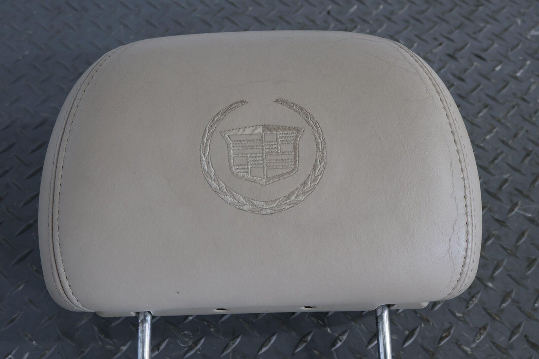 03-06 Cadillac Escalade ESV Front Pair LH&RH Leather Headrests (Shale 15i)