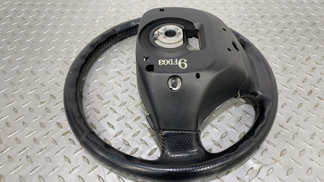 92-02 Mazda RX7 FD OE Leather 3 Spoke Steering Wheel (Black FE8) Normal Wear