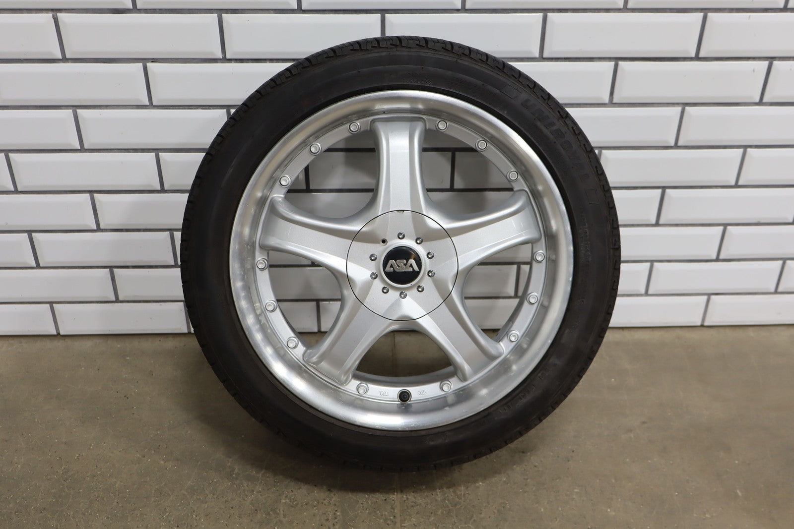 2002-2003 Mazda Miata NB Set of ASA 17x7 5-Spoke Wheels & Tires