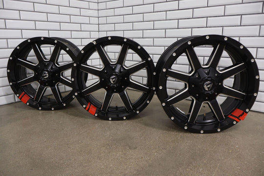 Aftermarket Fuel Off-Road Mavrick 20x9 Wheels Set of 3 (See Photos)