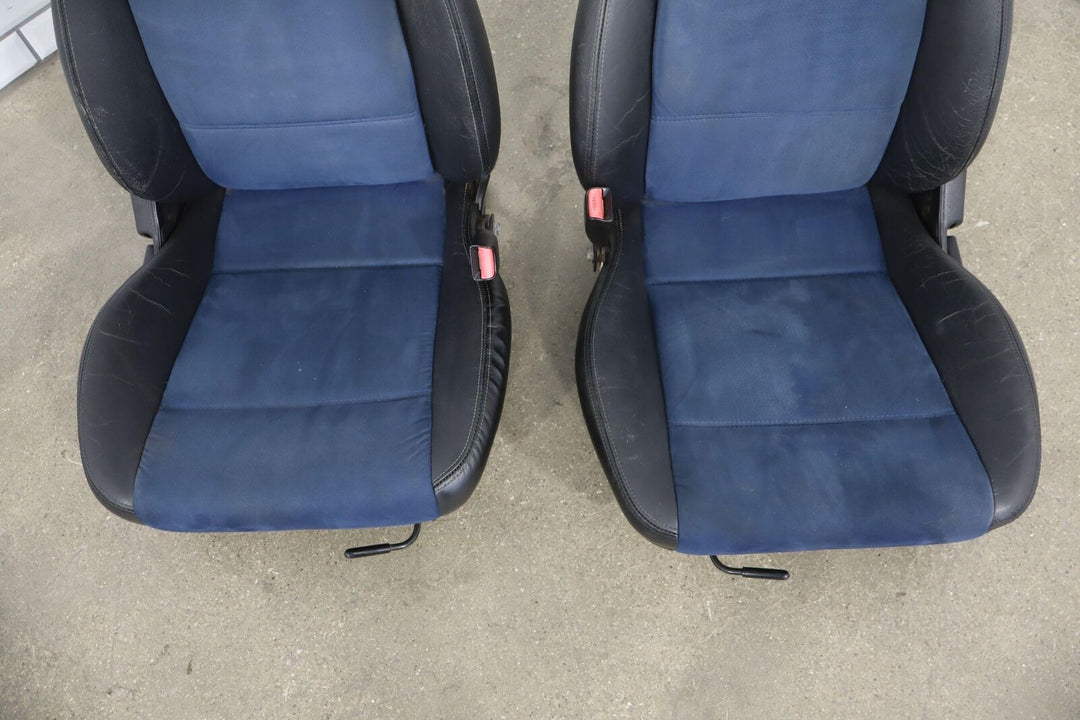 99-00 MAzda Miata NB Pair LH&RH Blue Seats W/Blue Cabin Carpet & Shifter Boot