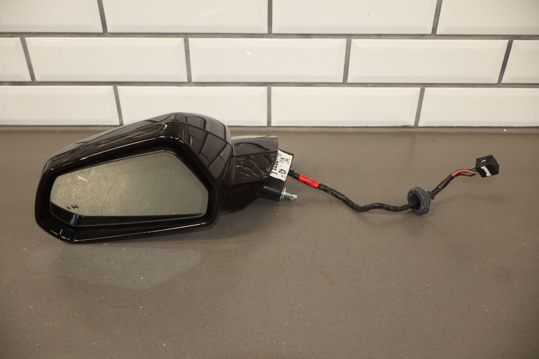 20-23 Chevy Camaro Left Driver Heated Door Mirror Black OEM 84784453