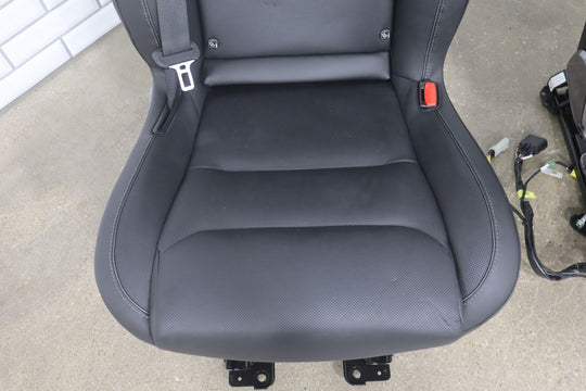 2021-2024 Tesla Model X Plaid 2nd Row Leather Seat Set (Left/Right) Black