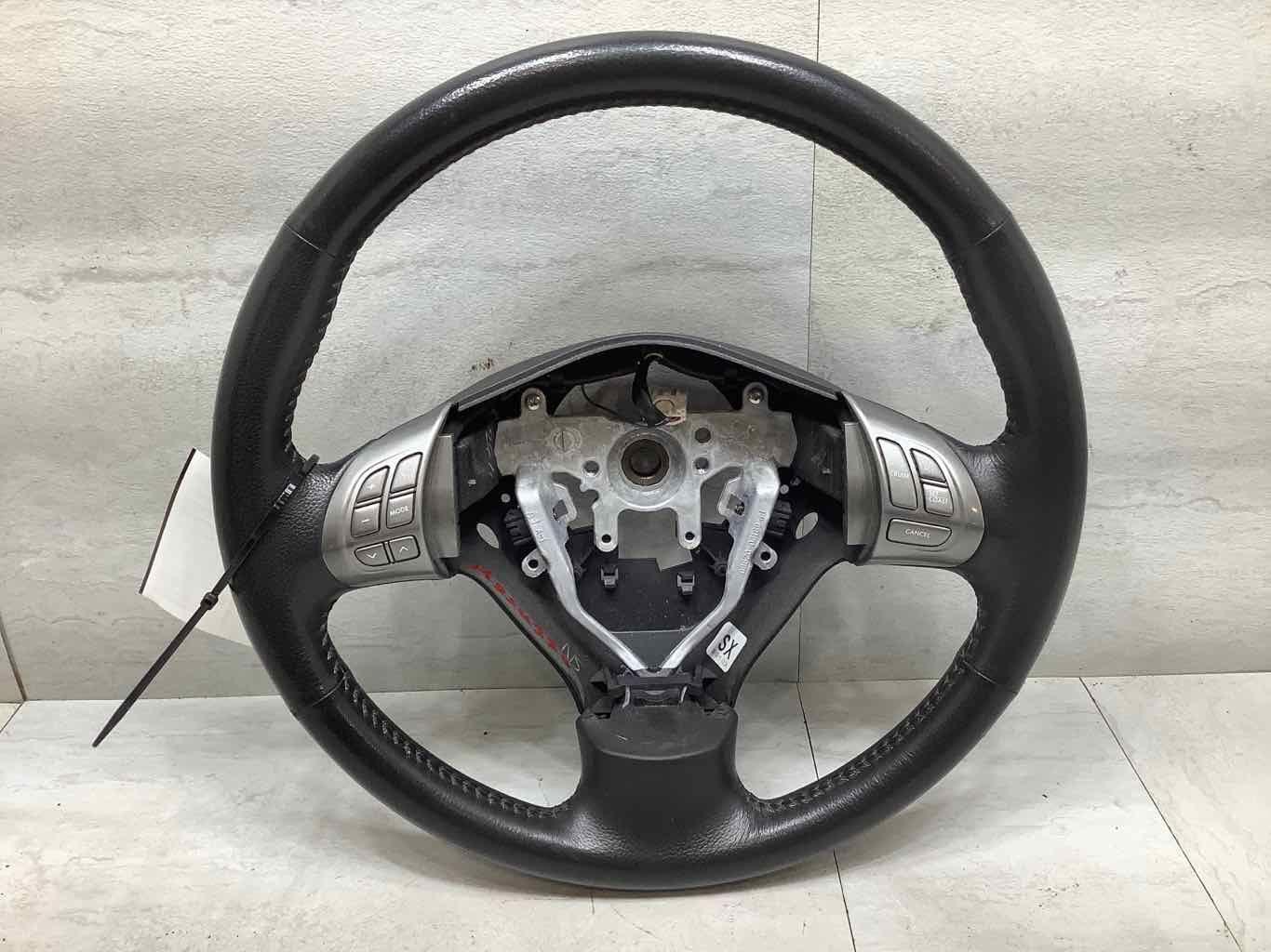 2008 Subaru Impreza WRX STi OEM Leather Steering Wheel (Black BL1) NO Bag