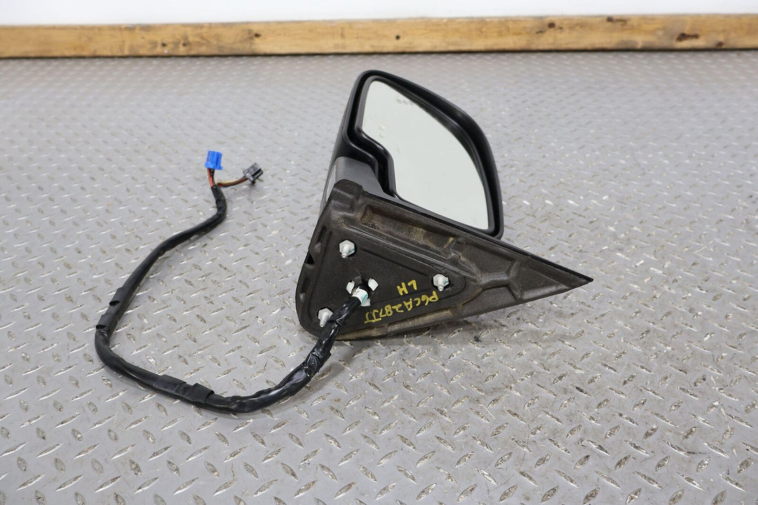 03-06 Cadillac Escalade Left LH Power Door Mirror (Black/Chrome Cap)