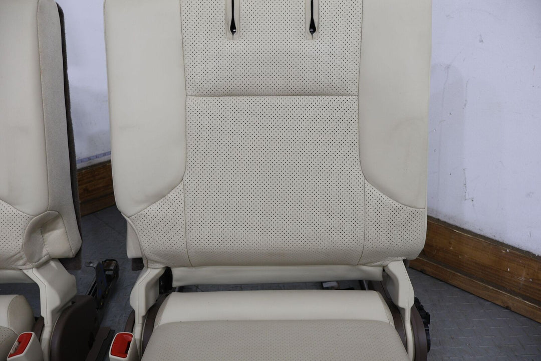 10-13 Lexus GX460 Leather Rear 3rd Row Power Seats (Ecru 00) Tested Lt. Wear