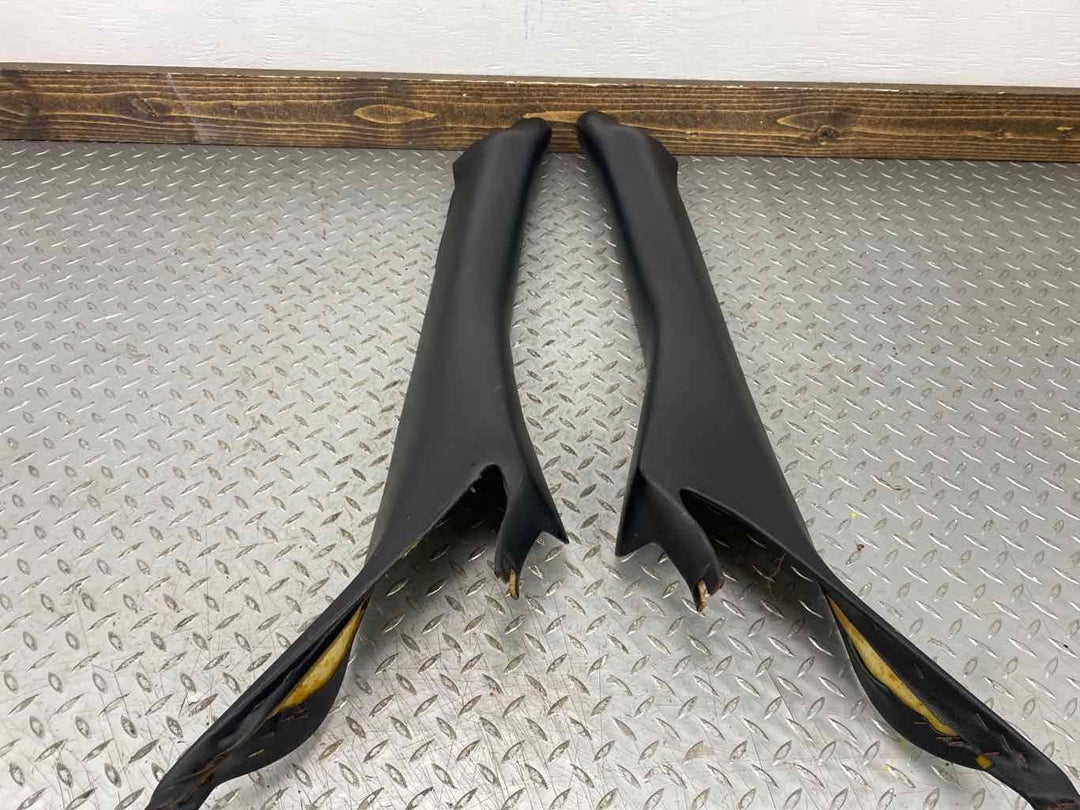 97-04 Chevy C5 Corvette Driver & Passenger INTERIOR A-Pillar Panels (Black 19i)