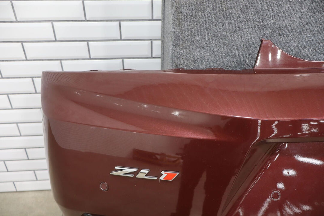 17-18 Chevrolet Camaro ZL1 Rear Bumper W/Park Sensors Garnet Red (WA132X)