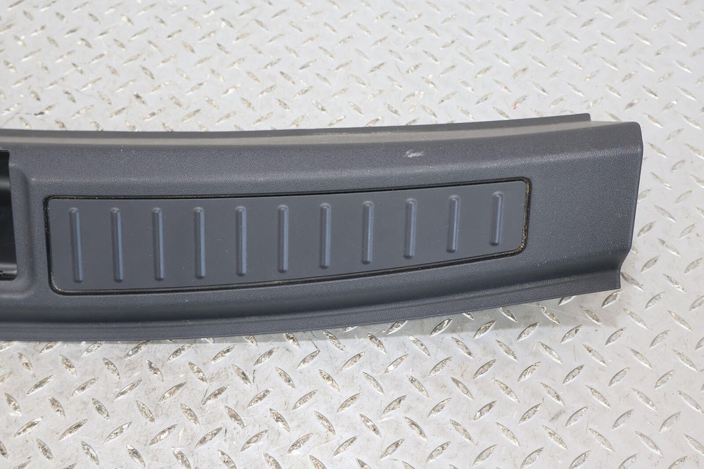 12-15 Tesla Model S Trunk Interior Loading Sill Plate (Black BLK) Solid Mount