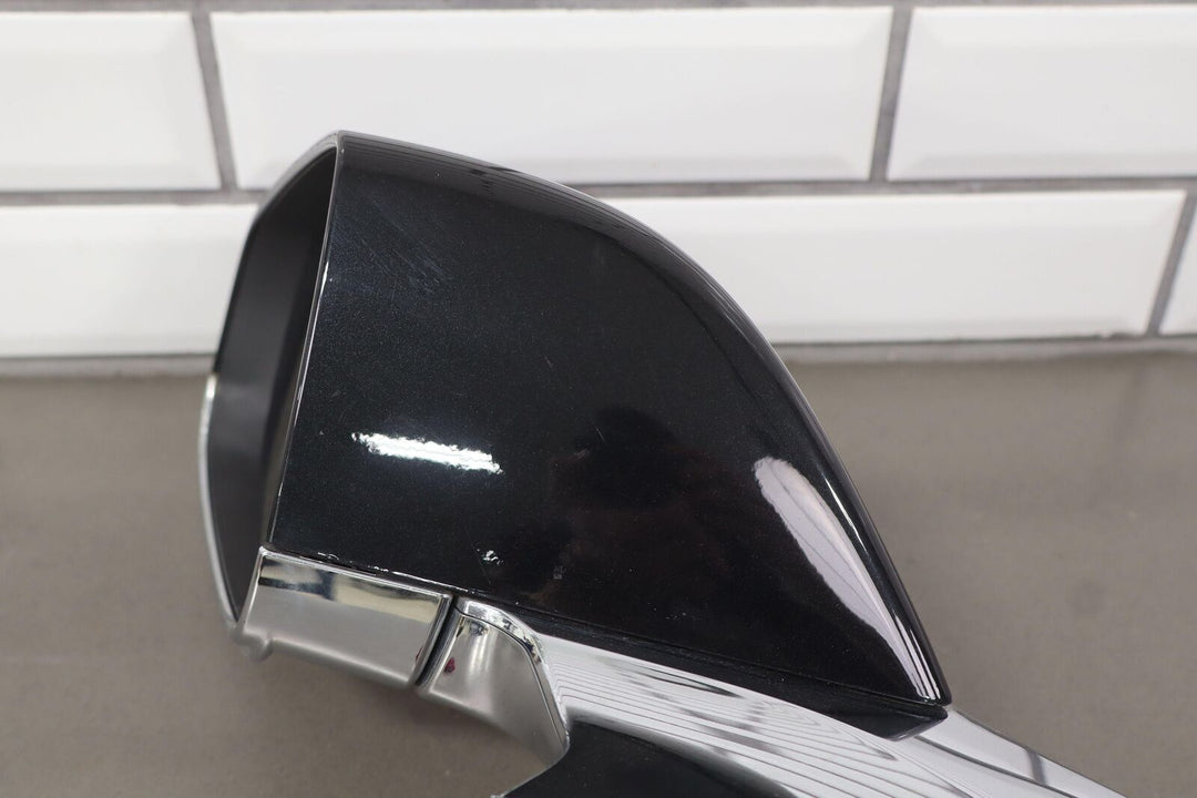 2012-2020 Tesla Model S Left Driver Power Folding Mirror (Black SOLB)