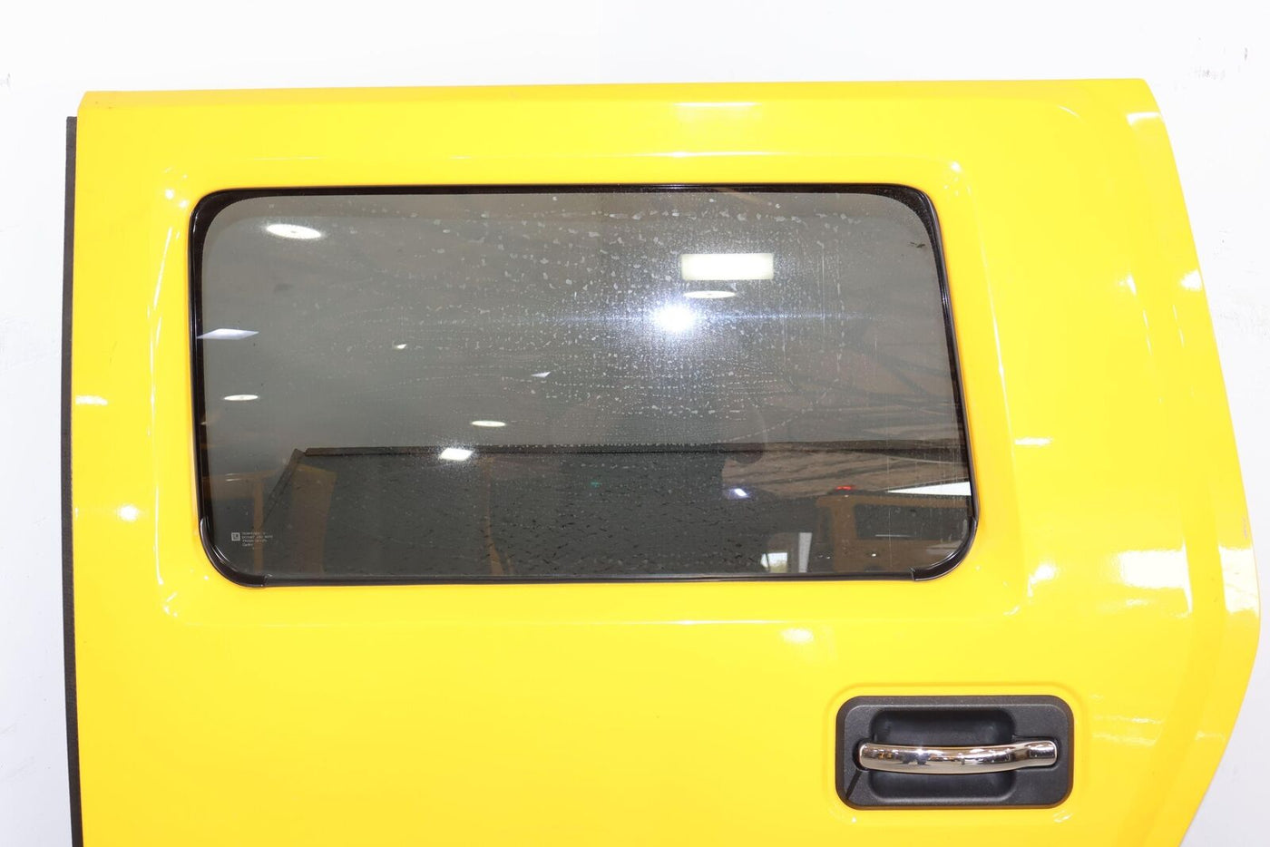 03-09 Hummer H2 Driver Left LH Rear Door W/ Glass (Yellow 43u) See Notes