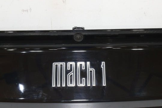 21-22 Ford Mustang Mach 1 Rear OEM Tail Finish Panel (Piano Black) W/ Camera