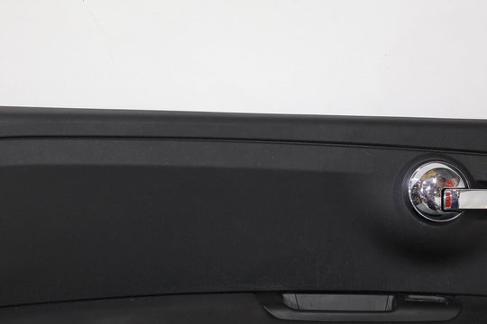 12-19 Fiat 500 Abarth 2DR Left LH Driver Interior Door Trim Panel (Black)