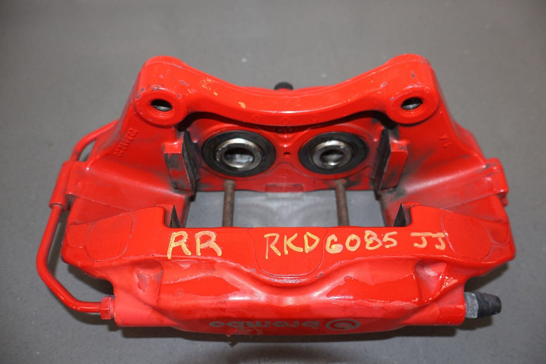 2015-2023 Dodge Challenger Hellcat OEM Brembo 6/4 Piston Brake Caliper Set Red