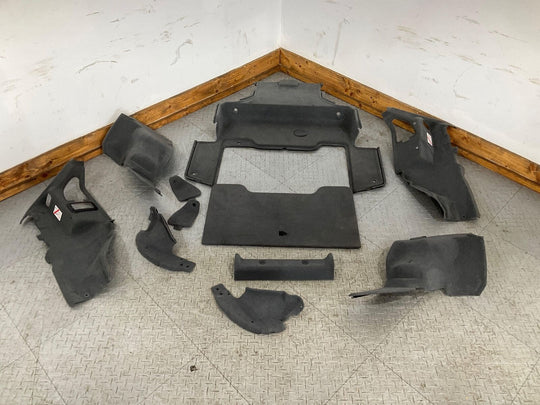 12-14 Ferrari California Rear Trunk Carpet Cleanout (Gray) 11 Pieces