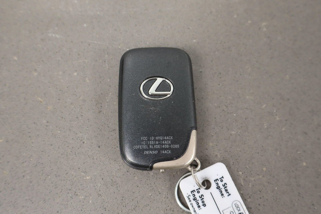 12-19 Lexus GX460 OEM Dash Ignition Switch Button W/OEM Key Fob