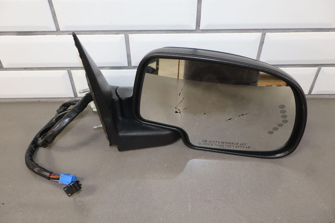 03-06 Cadillac Escalade Right Passenger Power Door Mirror (Rip Tide Blue 26U)